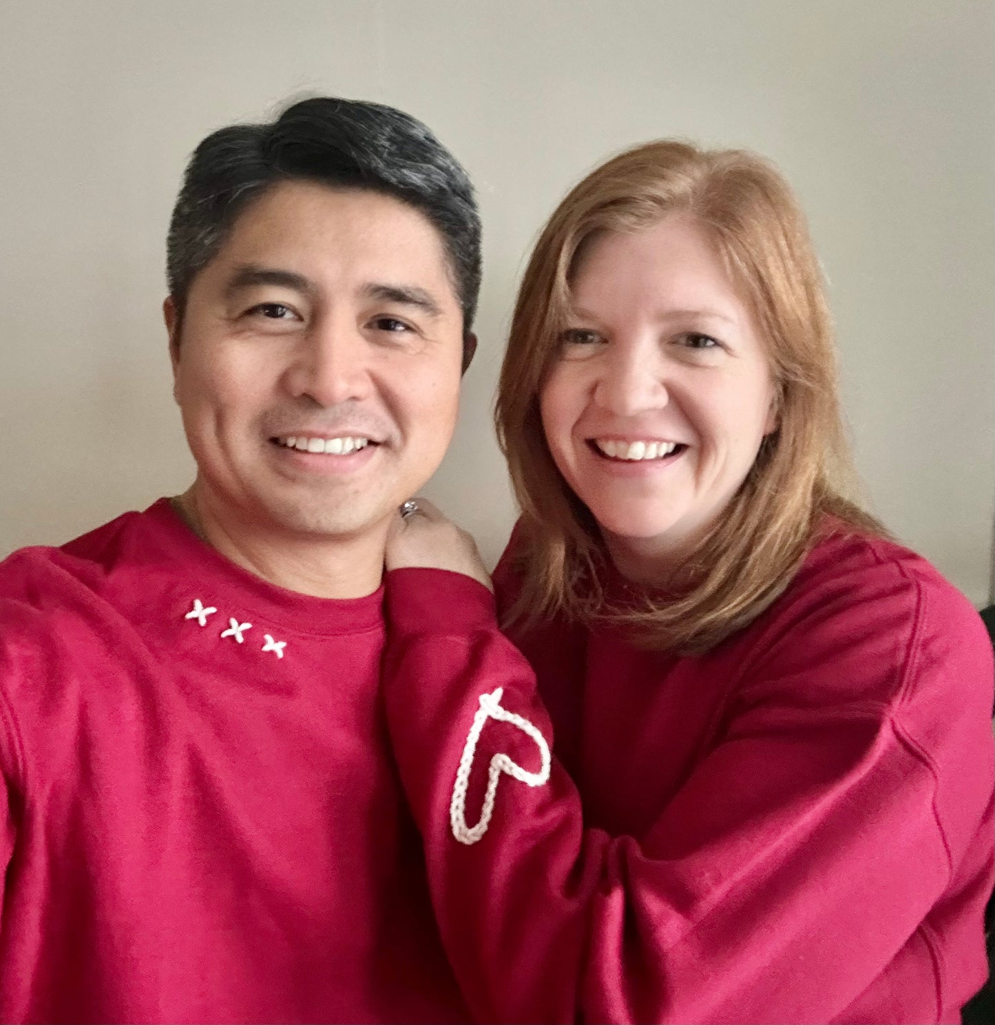Hand Embroidered Heart Adult Sweatshirt by Rooted Rags