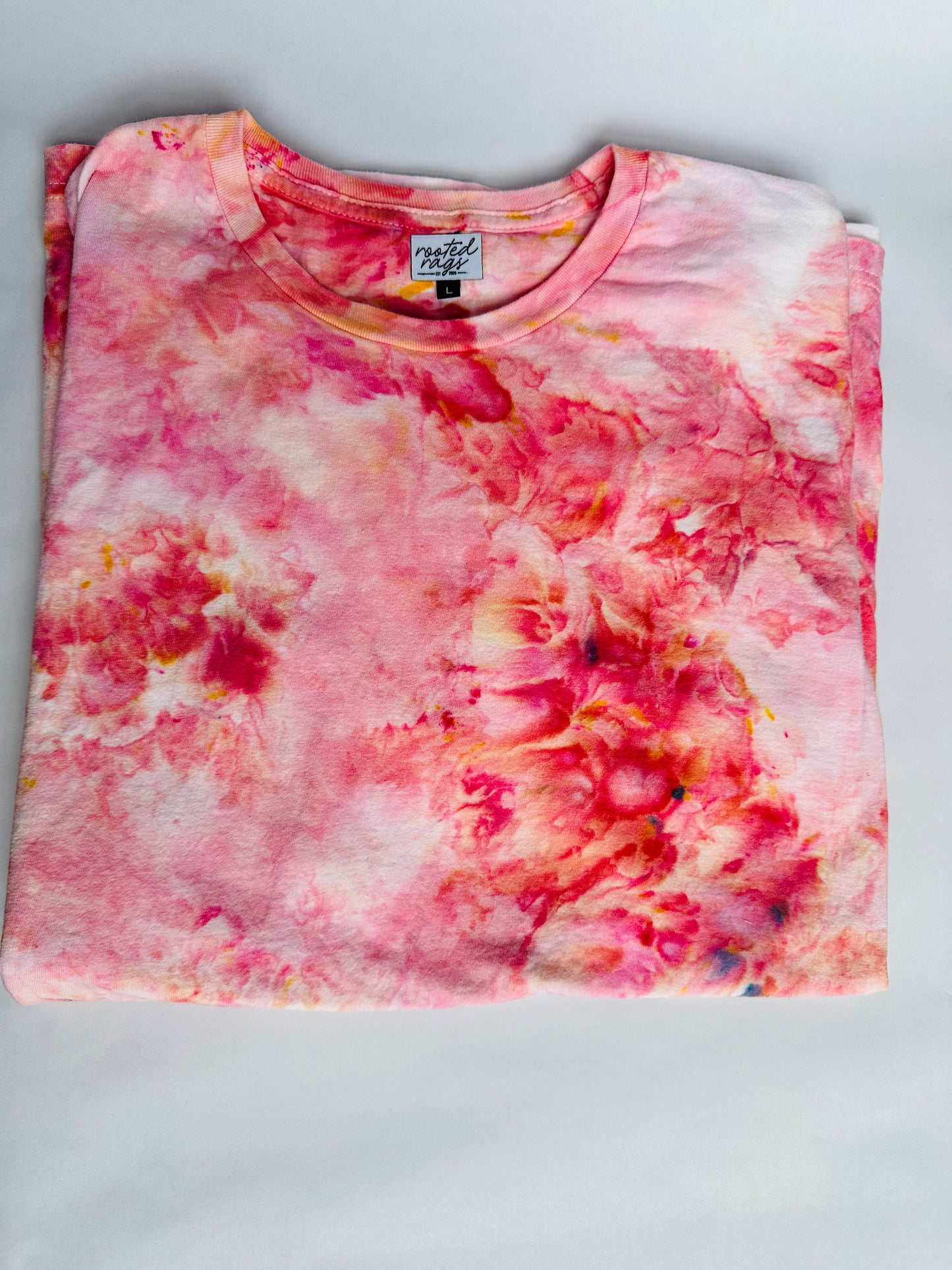 Ice Dyed Adult Unisex Short Sleeve T-shirt